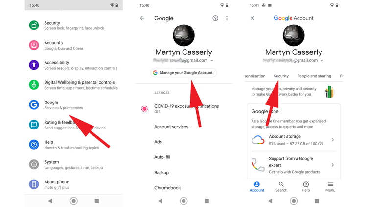 How to change forgotten Google account password: Managing your Google account