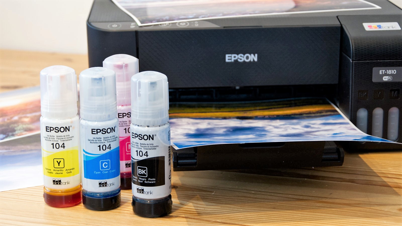 Epson ET-1801 and inks