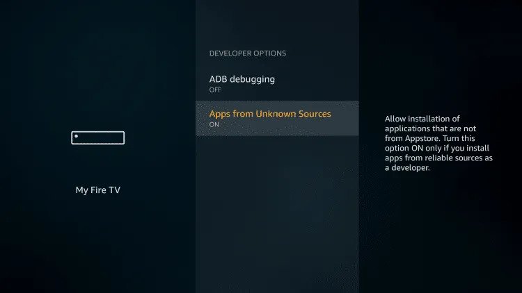 Firestick Apps from Unknown Sources