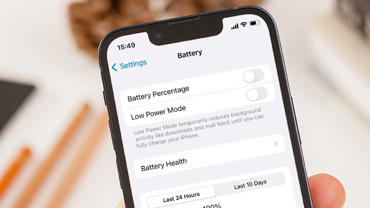 Cómo mostrar el porcentaje de batería en un iPhone con iOS 16